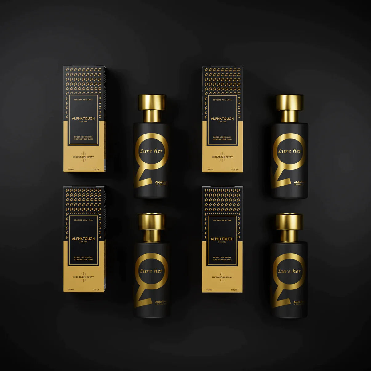 AlfaBlack® Perfume de Feromonas 50ml | Edición Premium