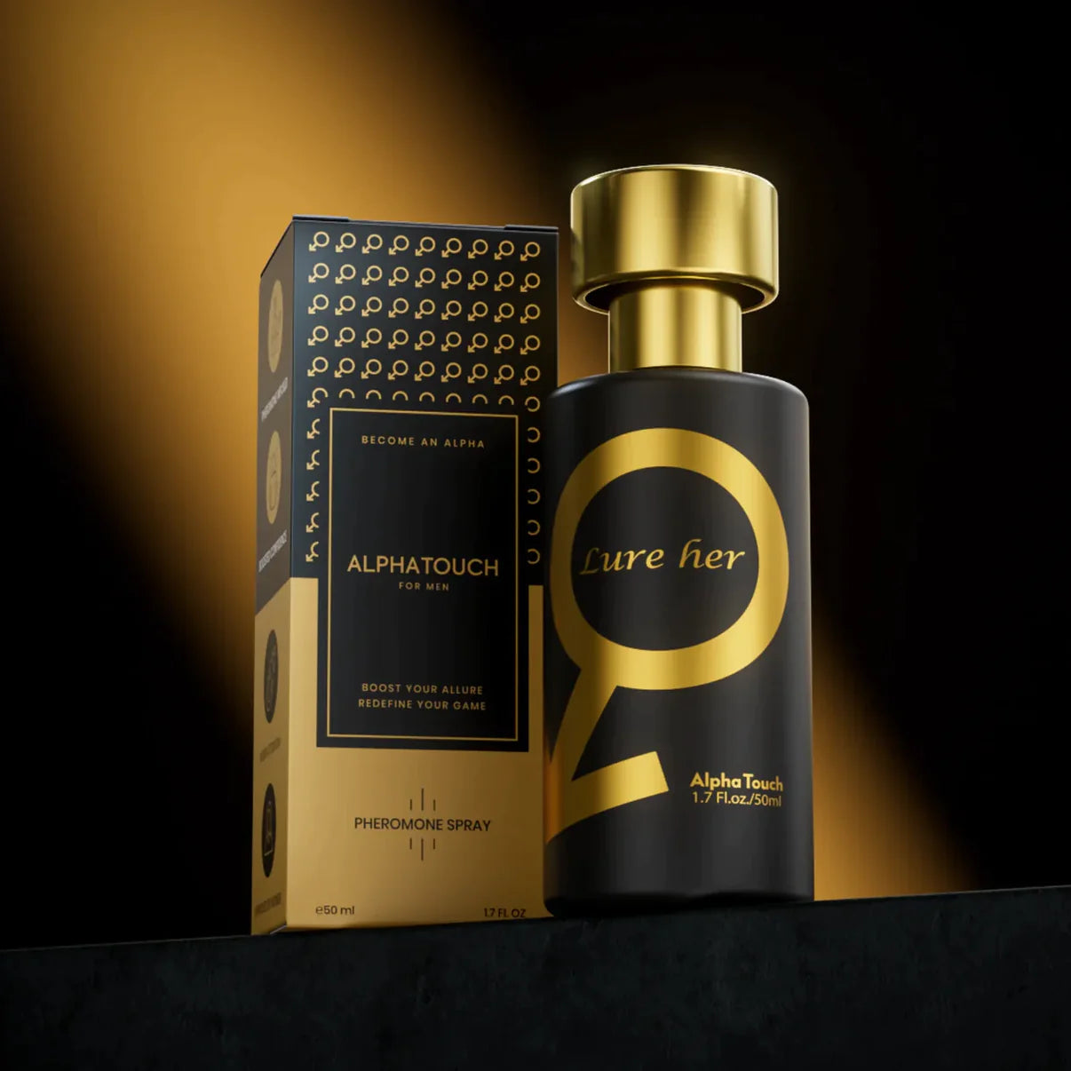 AlfaBlack® Perfume de Feromonas 50ml | Edición Premium